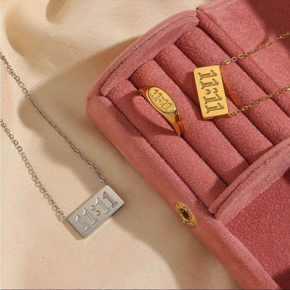 ⭐️ NEW 11:11 Angel Number Chain Necklace Silver or Gold Necklaces - Picture 7 of 10